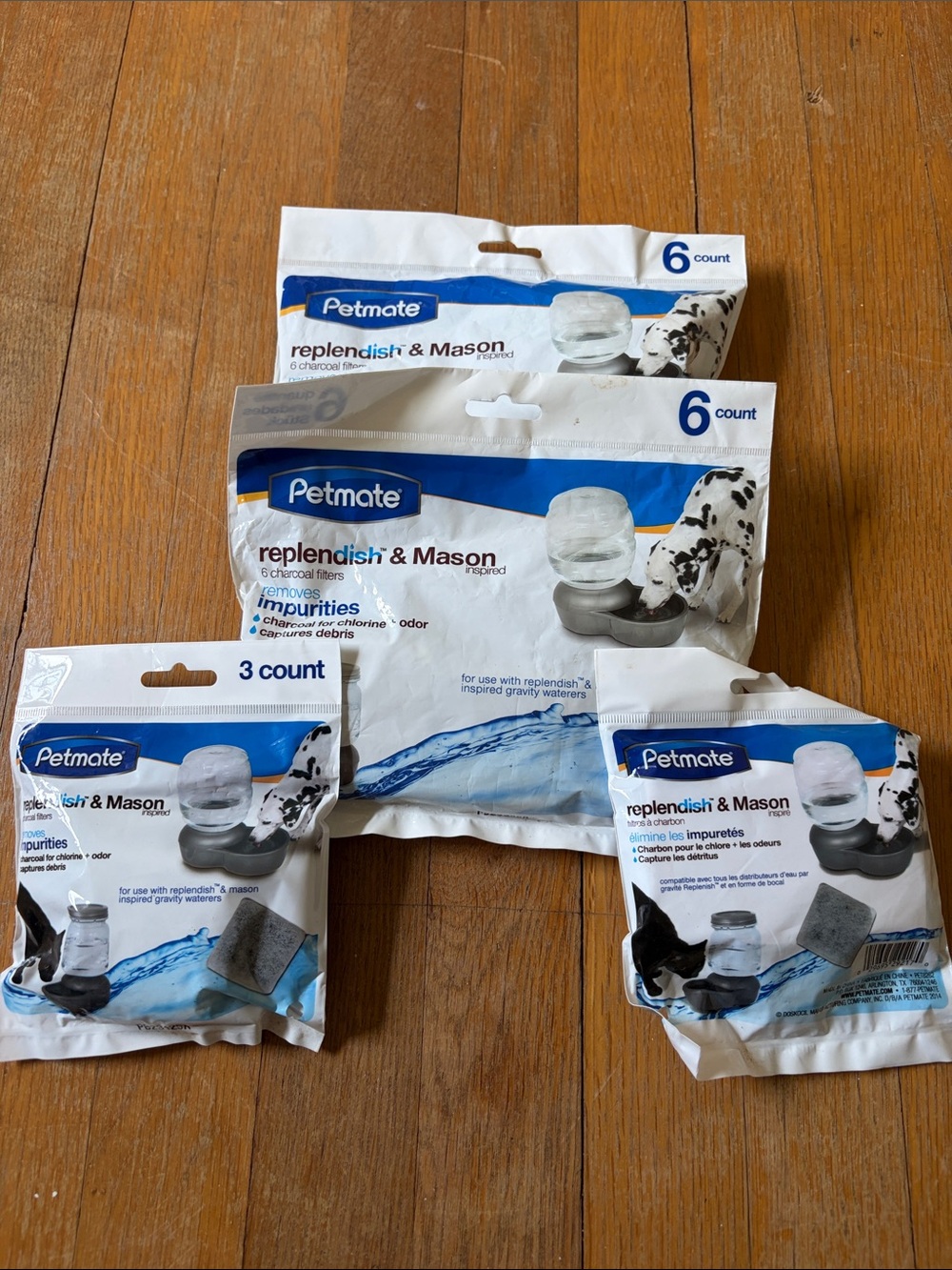 18- Petmate Replenish & Mason Charcoal Water Filters